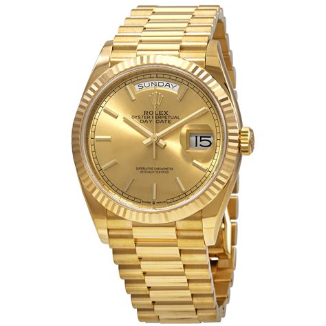 rolex day date gold 36 mm herren|Rolex Day-Date 118239.